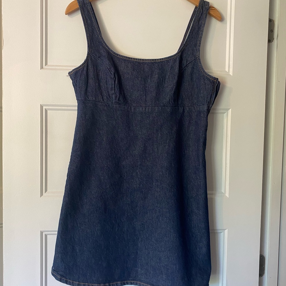 H&M Blue Denim Tank Top